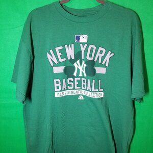 New York Yankees Mens XL Green Irish St. Patricks Majestic MLB 2019
